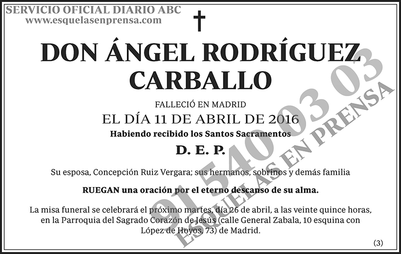 Ángel Rodríguez Carballo